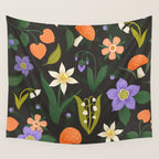 Woodland Wildflowers Wall Tapestry Gallery Image 4