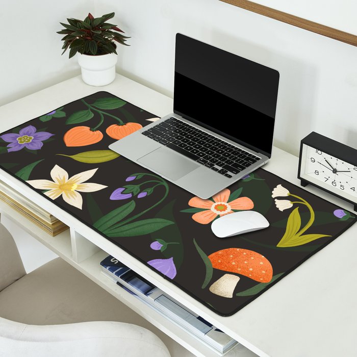 Woodland Wildflowers Desk Mat Gallery Image 2