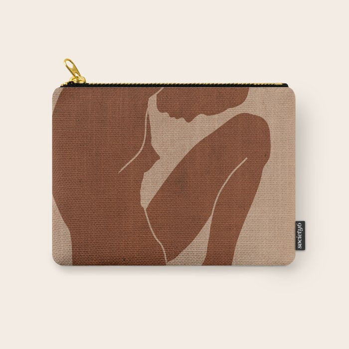 Abstract Nude Art Carry All Pouch Gallery Image 1