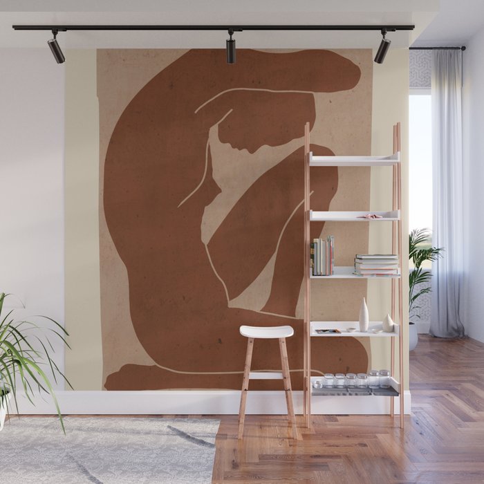 Abstract Nude Art Wall Mural Gallery Image 1