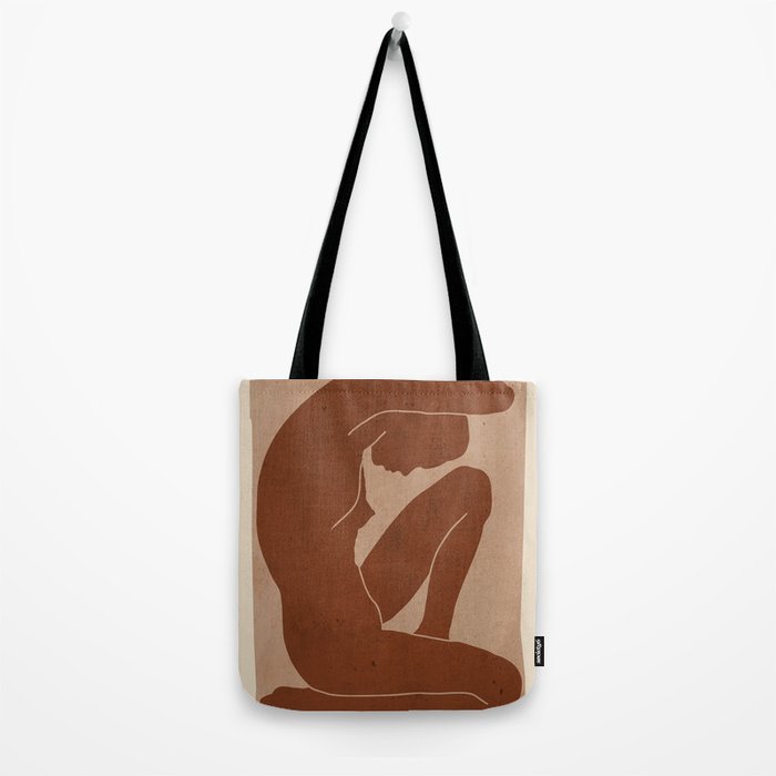 Abstract Nude Art Tote Bag Gallery Image 2