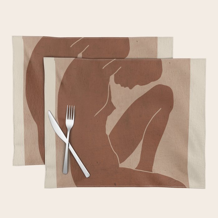 Abstract Nude Art Placemat Gallery Image 1