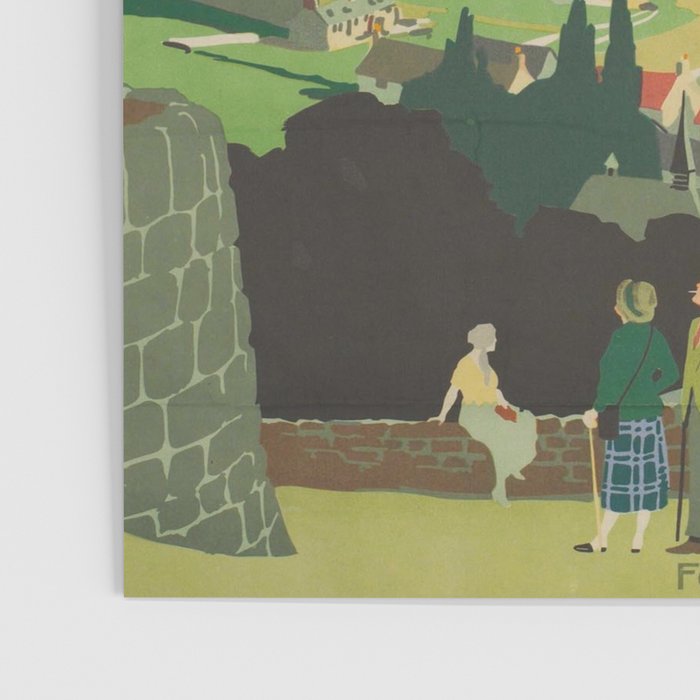 Mid Century Colorful Travel Posters Forth Bridge British Railways Poster Gallery Image 3
