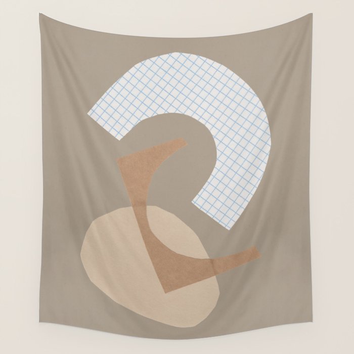 Three Shapes #1 Wall Tapestry Gallery Image 1