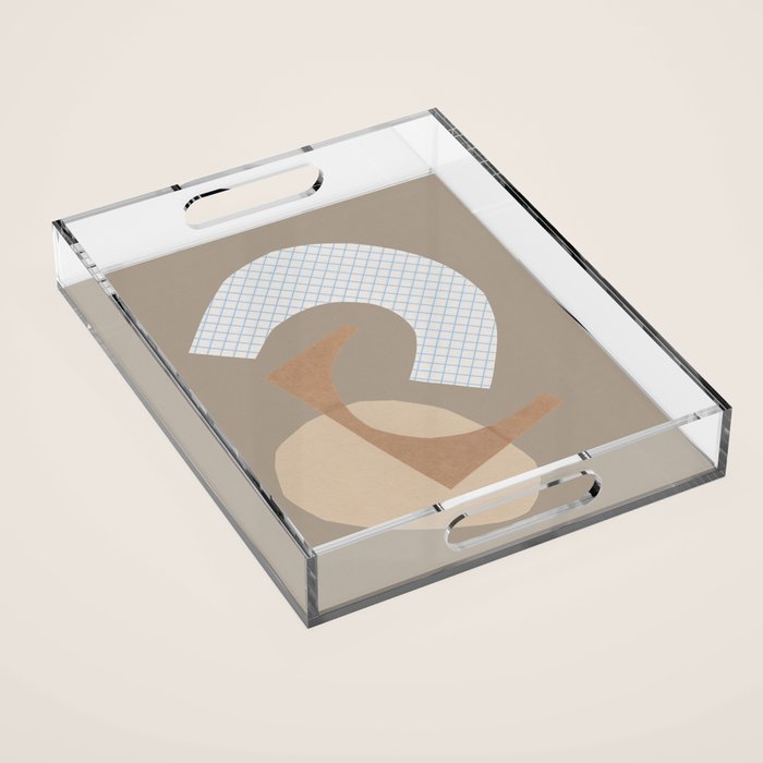 Three Shapes #1 Acrylic Tray Gallery Image 1