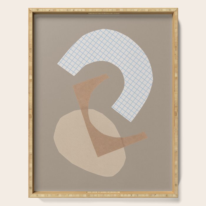 Three Shapes #1 Serving Tray Gallery Image 1