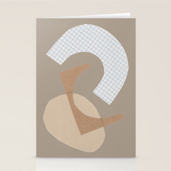 Three Shapes #1 Stationery Card Gallery Image 2