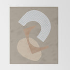 Three Shapes #1 Throw Blanket Gallery Image 2