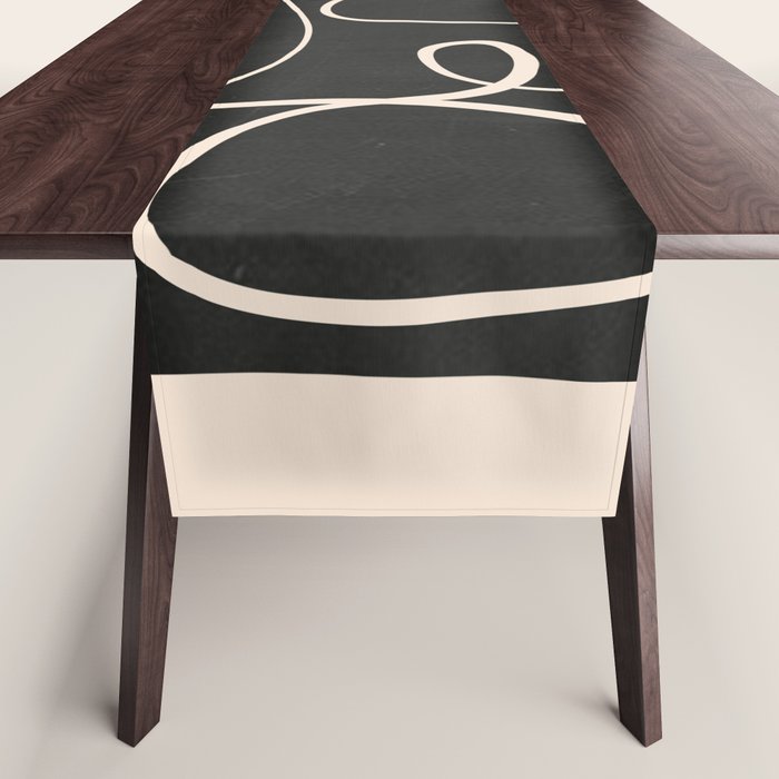 Abstract line art 49 Table Runner Gallery Image 1