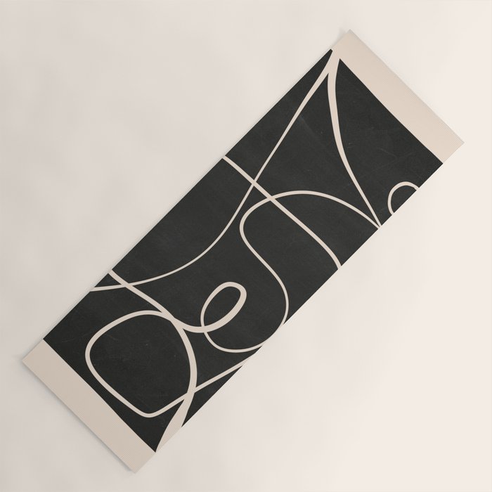 Abstract line art 49 Yoga Mat Gallery Image 1