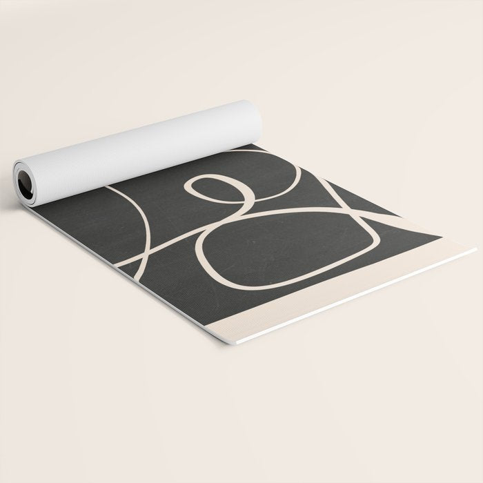 Abstract line art 49 Yoga Mat Gallery Image 2