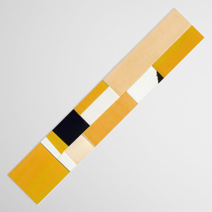 Yellow Abstract Collage Table Runner Gallery Image 3