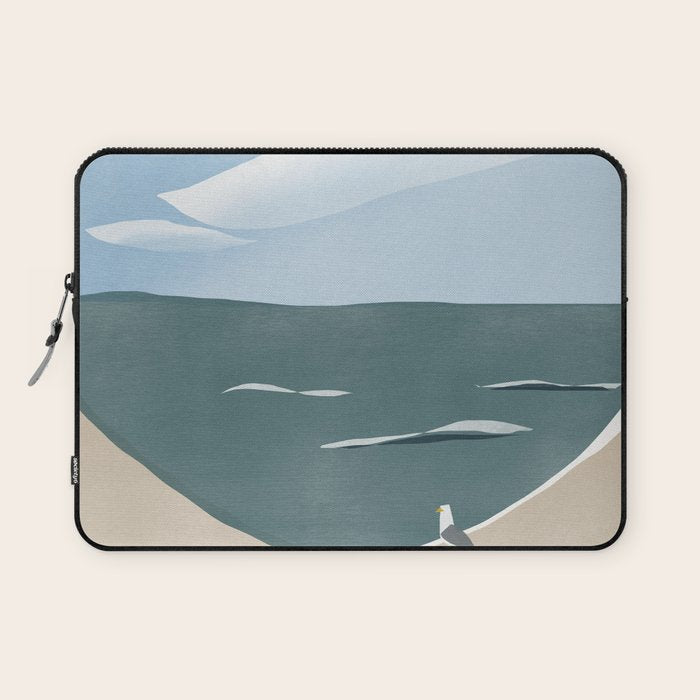 Seagull and starfish Laptop Sleeve Gallery Image 1