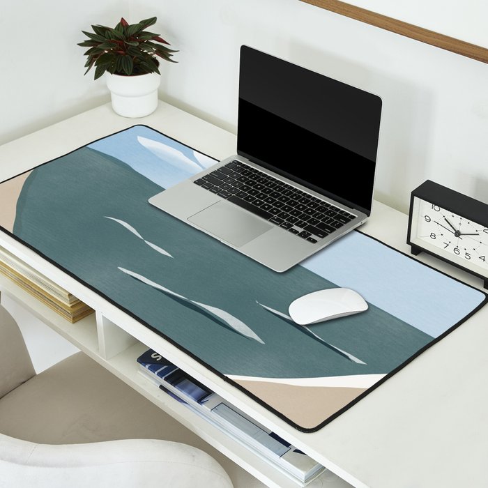 Seagull and starfish Desk Mat Gallery Image 2