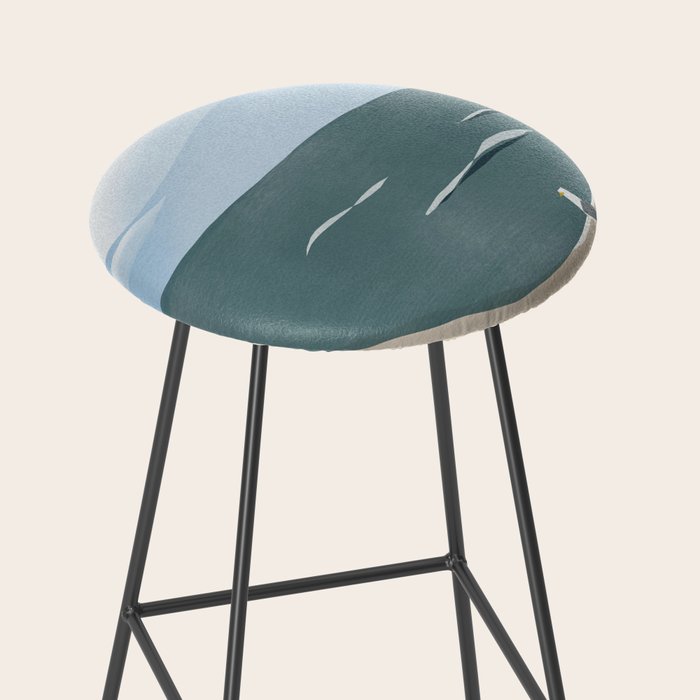 Seagull and starfish Stool Gallery Image 2