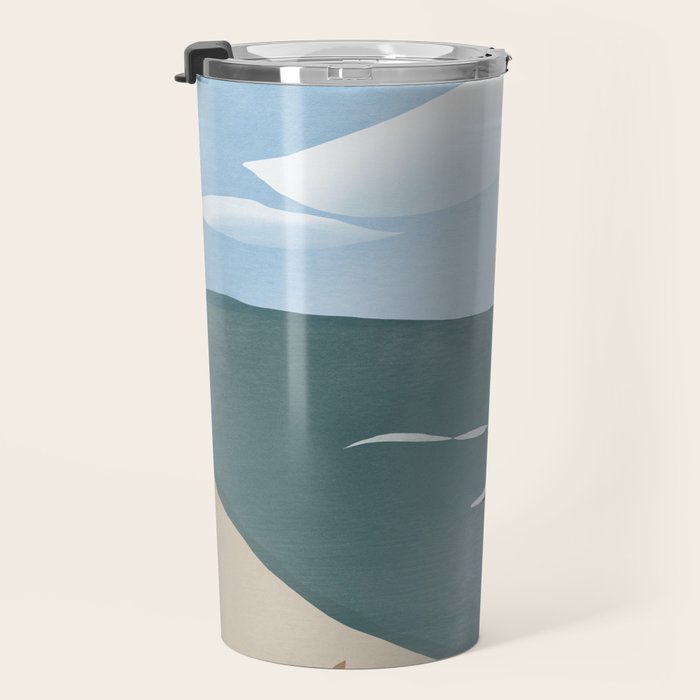 Seagull and starfish Travel Mug Gallery Image 3