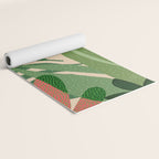 Desert Garden Sunset Landscape Yoga Mat Gallery Image 2