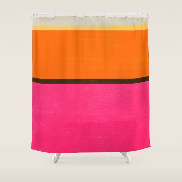 stripe study 36 Shower Curtain Gallery Image 1