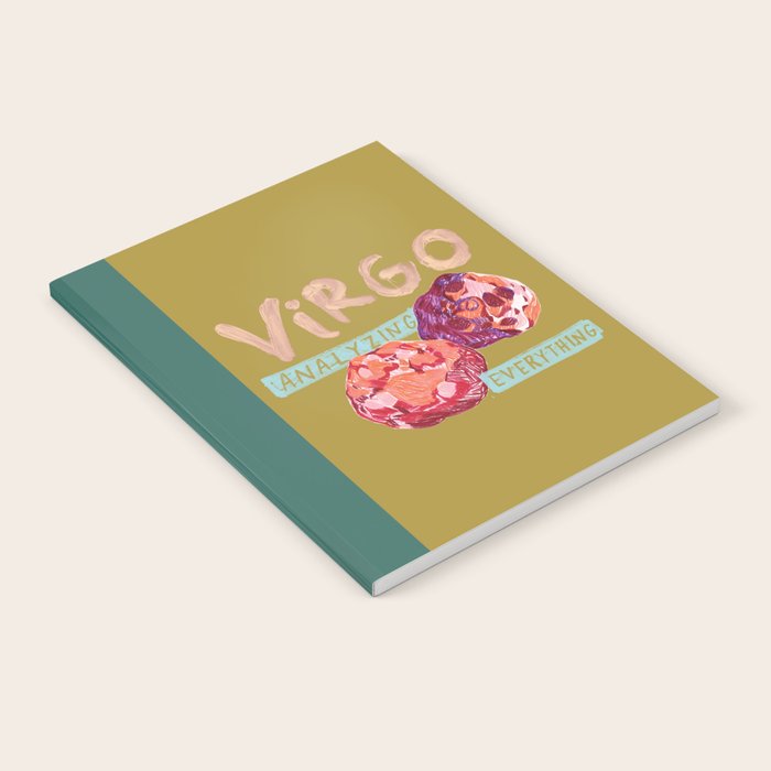 Virgo Perfection in Mustard Yellow | Zodiac Series Notebook Gallery Image 2