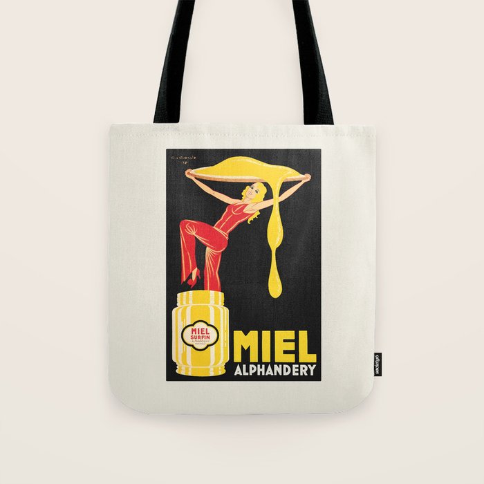 Vintage advertising poster - Alphandery Honey, 1932 Tote Bag Gallery Image 1