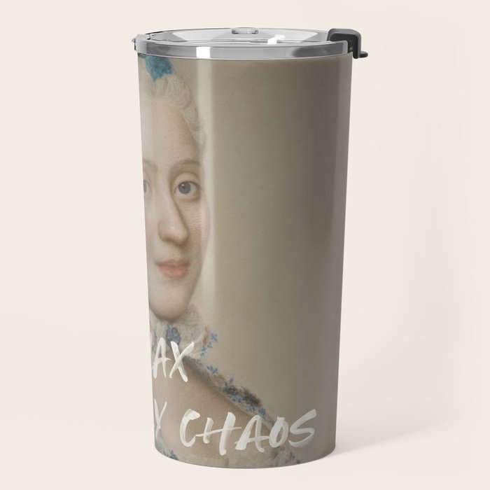 Relax It's Only Chaos Travel Mug Gallery Image 2