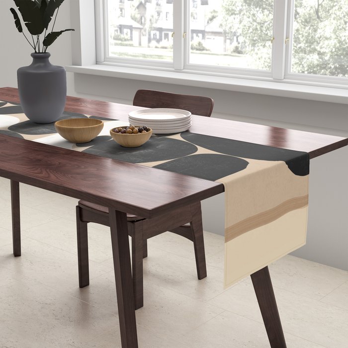 Abstract Pebbles Table Runner Gallery Image 2