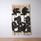 Abstract Pebbles Window Curtain Gallery Image 3