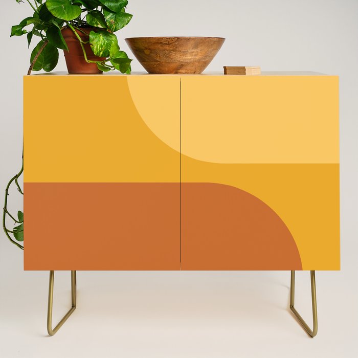 Modern Minimal Arch Abstract LXXII Credenza Gallery Image 1
