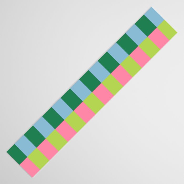 Vibrant Stripe Design: Modern Colorful Pattern for Dynamic Visuals Table Runner Gallery Image 3