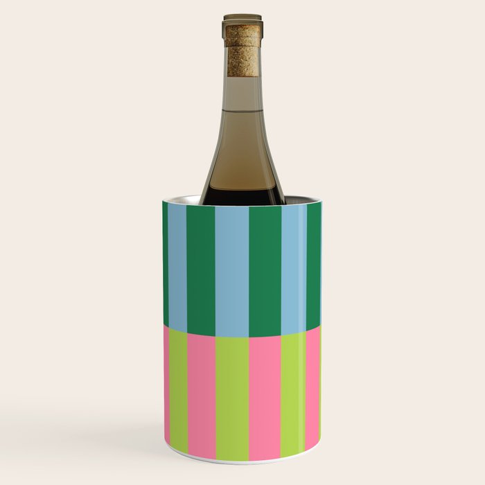Vibrant Stripe Design: Modern Colorful Pattern for Dynamic Visuals Wine Chiller Gallery Image 3