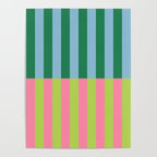 Vibrant Stripe Design: Modern Colorful Pattern for Dynamic Visuals Poster Gallery Image 4