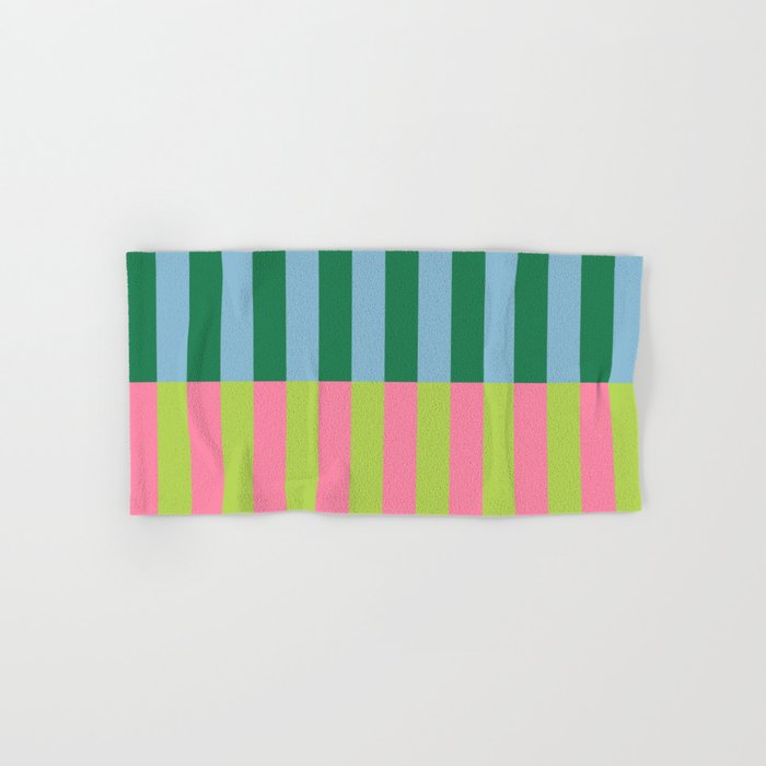 Vibrant Stripe Design: Modern Colorful Pattern for Dynamic Visuals Bath Towel Gallery Image 1