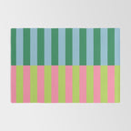 Vibrant Stripe Design: Modern Colorful Pattern for Dynamic Visuals Rug Gallery Image 2