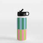 Vibrant Stripe Design: Modern Colorful Pattern for Dynamic Visuals Water Bottle Gallery Image 1