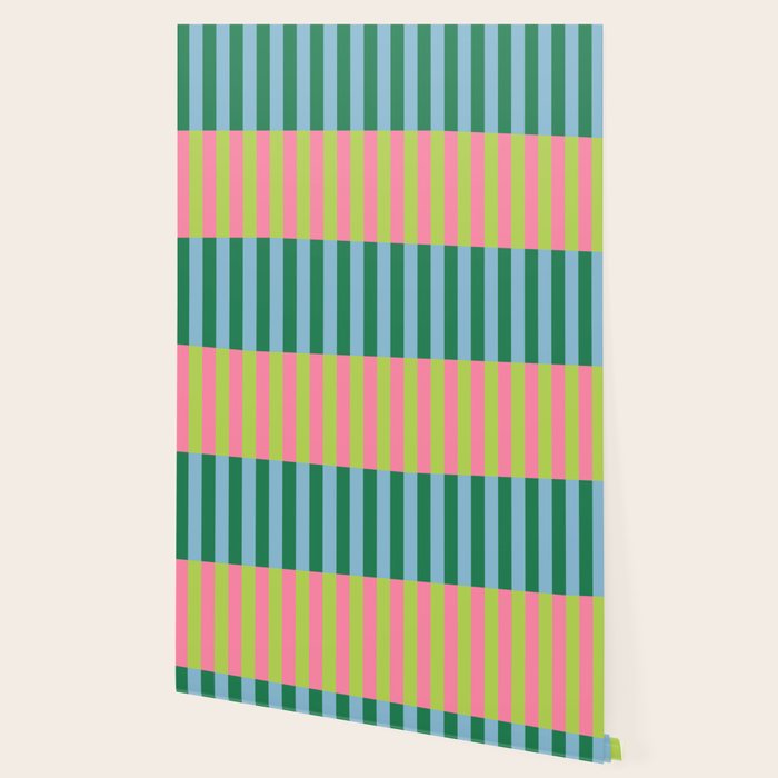 Vibrant Stripe Design: Modern Colorful Pattern for Dynamic Visuals Wallpaper Gallery Image 2