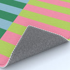 Vibrant Stripe Design: Modern Colorful Pattern for Dynamic Visuals Rug Gallery Image 4