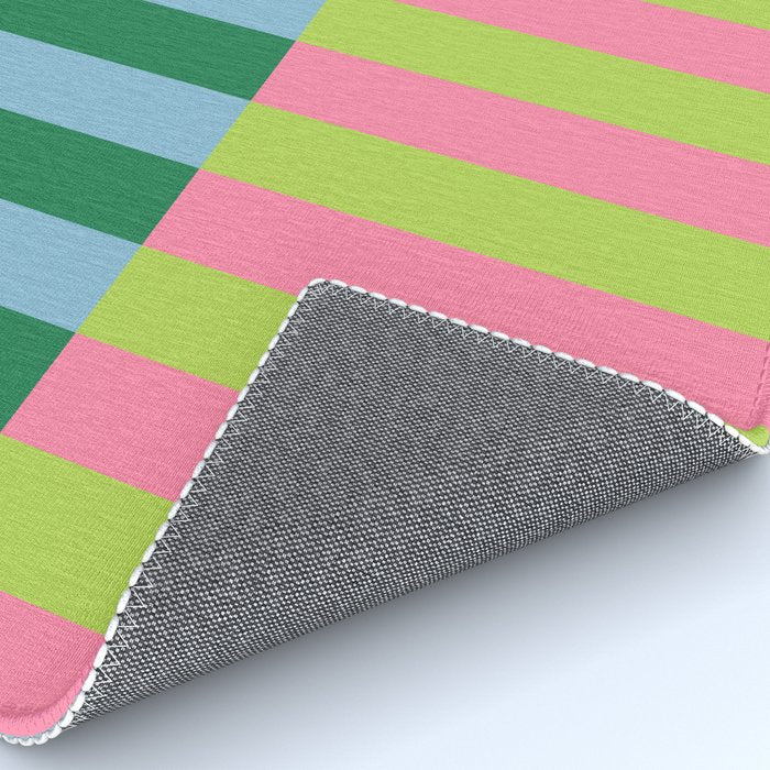 Vibrant Stripe Design: Modern Colorful Pattern for Dynamic Visuals Rug Gallery Image 4