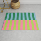 Vibrant Stripe Design: Modern Colorful Pattern for Dynamic Visuals Rug Gallery Image 1