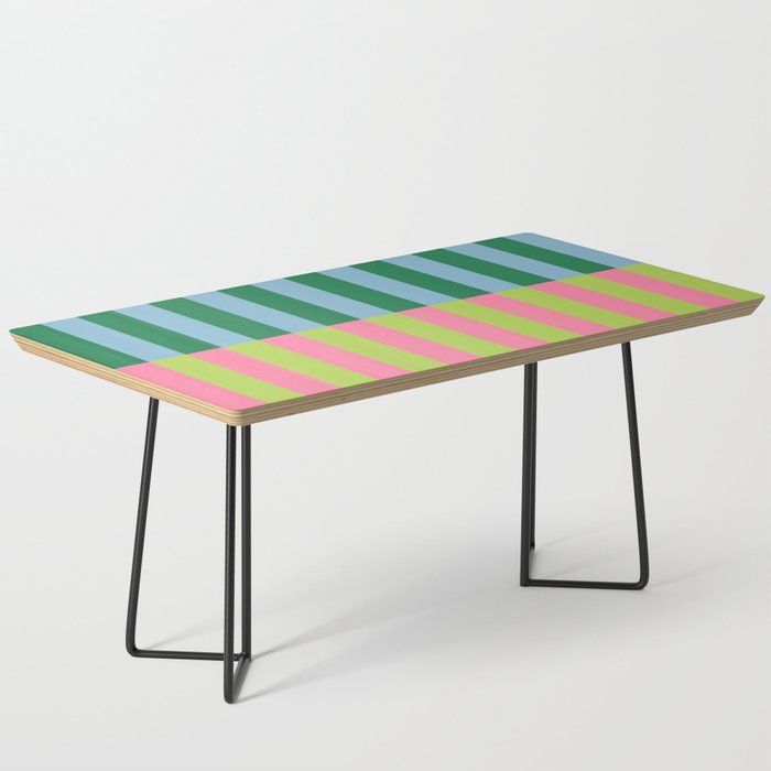 Vibrant Stripe Design: Modern Colorful Pattern for Dynamic Visuals Coffee Table Gallery Image 1
