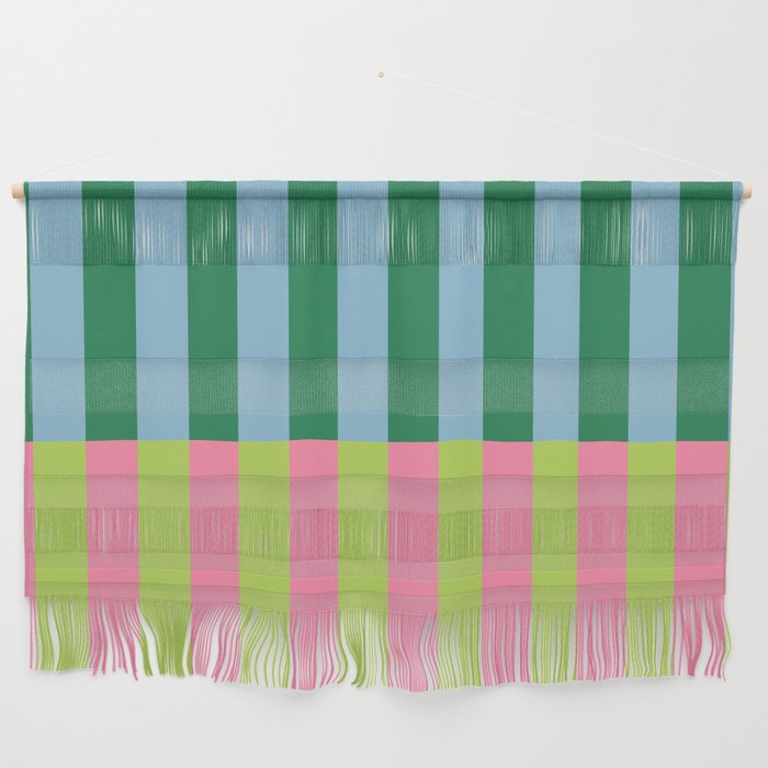 Vibrant Stripe Design: Modern Colorful Pattern for Dynamic Visuals Wall Hanging Gallery Image 1
