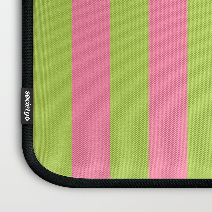 Vibrant Stripe Design: Modern Colorful Pattern for Dynamic Visuals Laptop Sleeve Gallery Image 3