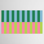 Vibrant Stripe Design: Modern Colorful Pattern for Dynamic Visuals Tablecloth Gallery Image 2