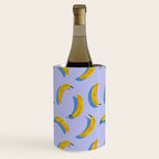 Banana Pattern - Blue Palette Wine Chiller Gallery Image 1