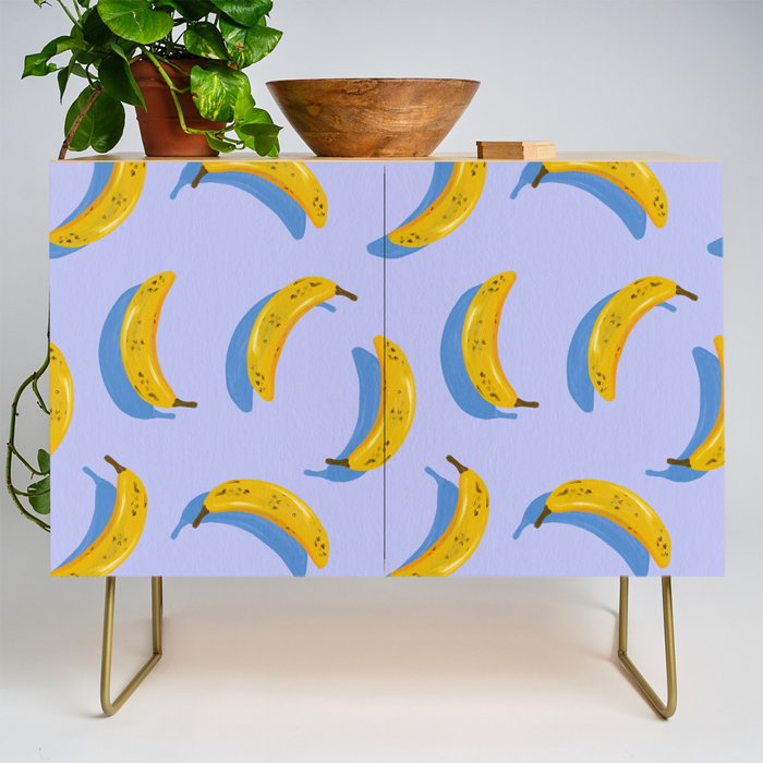 Banana Pattern - Blue Palette Credenza Gallery Image 1