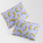 Banana Pattern - Blue Palette Pillow Sham Gallery Image 3