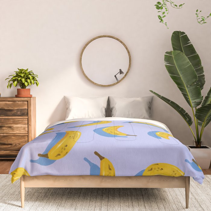 Banana Pattern - Blue Palette Comforter Gallery Image 3
