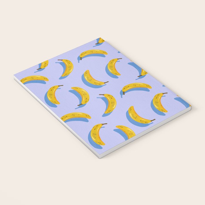 Banana Pattern - Blue Palette Notebook Gallery Image 3