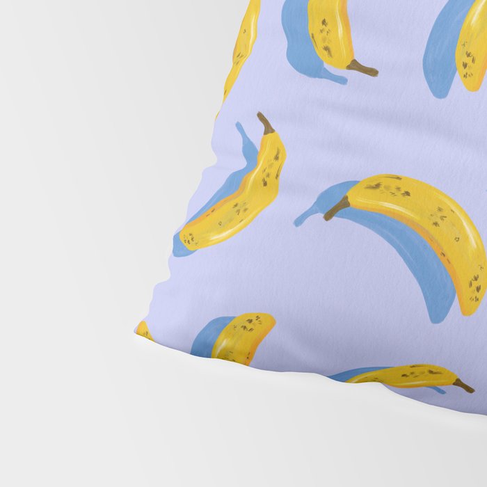 Banana Pattern - Blue Palette Pillow Sham Gallery Image 4