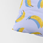Banana Pattern - Blue Palette Pillow Sham Gallery Image 4