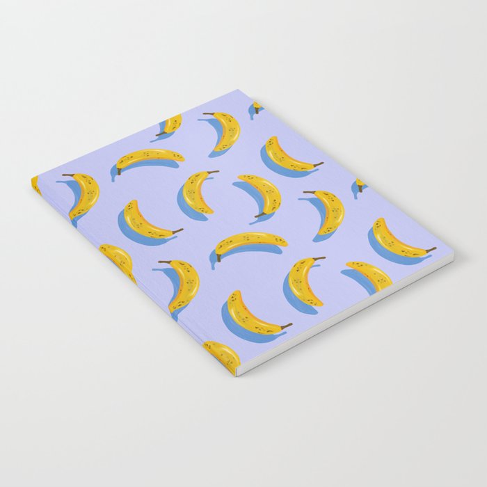 Banana Pattern - Blue Palette Notebook Gallery Image 2